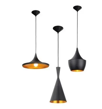 Черный/белый 3 шт./компл. металлические светильники от известного скандинавского