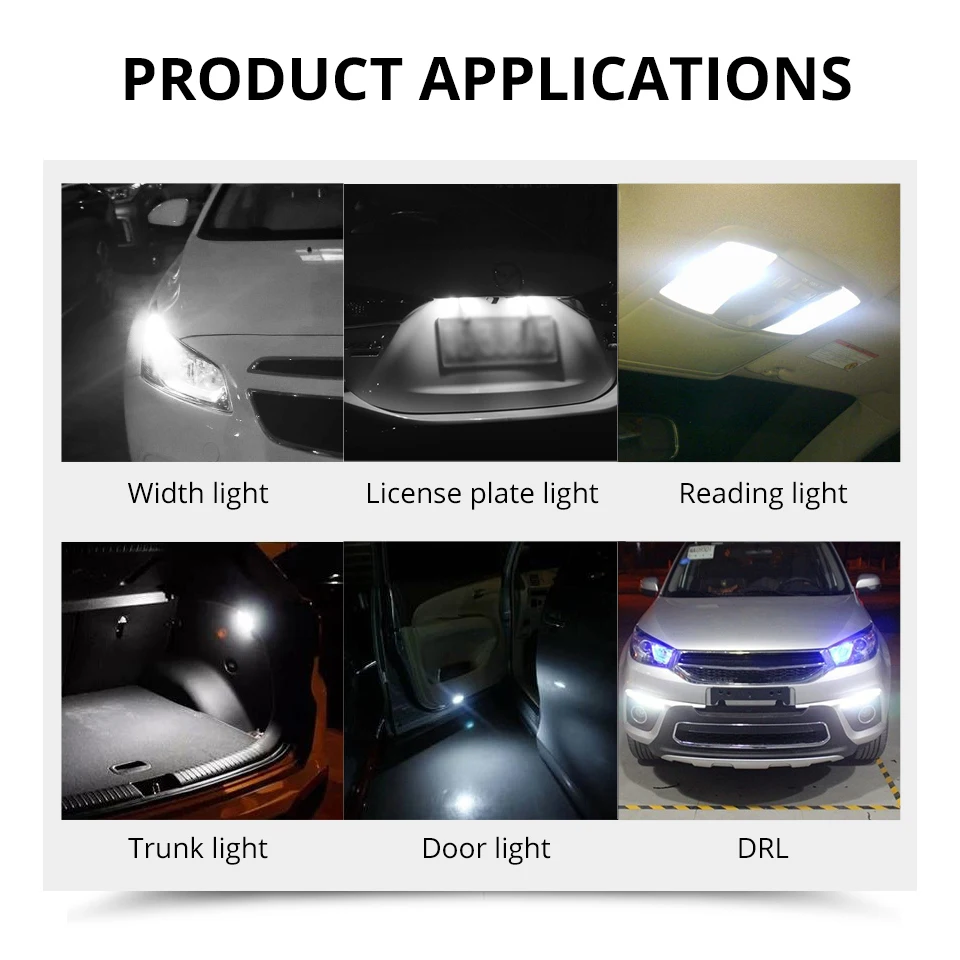 Автомобильный светодиодный светильник Oslamp T20 7443/7440 1156 белый красный 12 В зазор