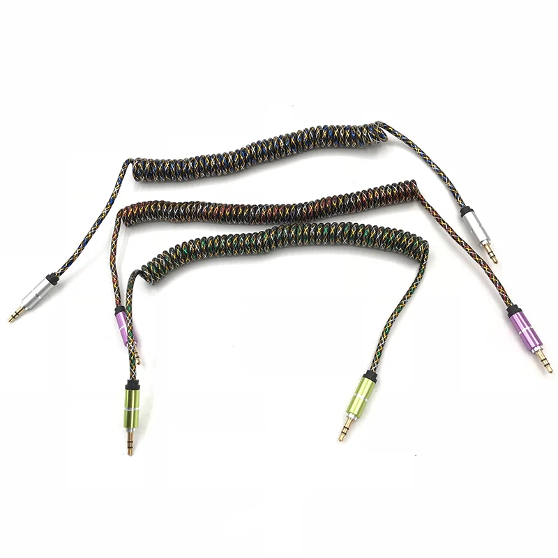 Flexible 3.5mm Car Jack Male to Extend Stereo Audio AUX Cable Cord Multi-Colors for cellphone MP3 mp4 Mobile Phone Speaker | Автомобили и