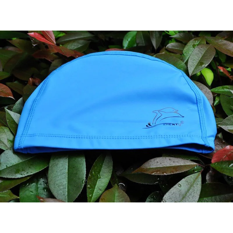 ПУ материал силиконовая шапочка для купания шляпа из водонепроницаемого