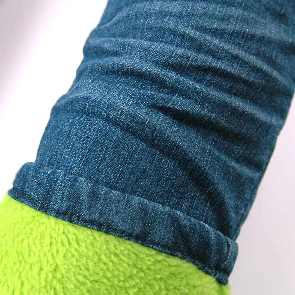 Для маленьких мальчиков От 6 до 9 лет утепленные джинсы с красным принтом в виде