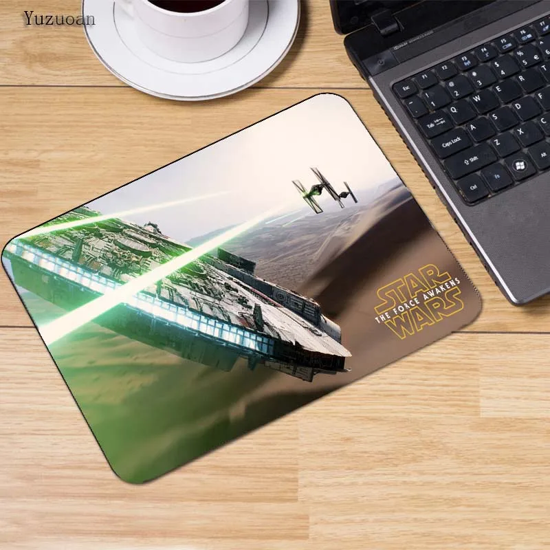 Yuzuoan Promotion Star Wars Computer Mouse Pad Gaming Rubber Mousepads Decorate Your Desk Non-Skid No Overlock Edge | Компьютеры и
