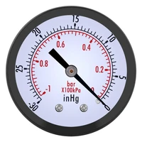 mini pressure gauge 0 30inhg 0 1bar 50mm mini dial air vacuum pressure gauge meter manometer air compressor vacuum gauge