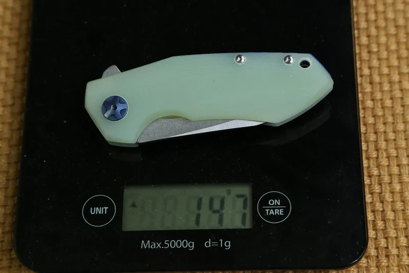 Jufule oem 0456 Флиппер складной нож шариковых подшипников AUS-8 лезвие G10 ручкой, предназначен для отдыха на природе или выживания в диких условиях карманный нож для охоты, для повседневного использования, инструмент
