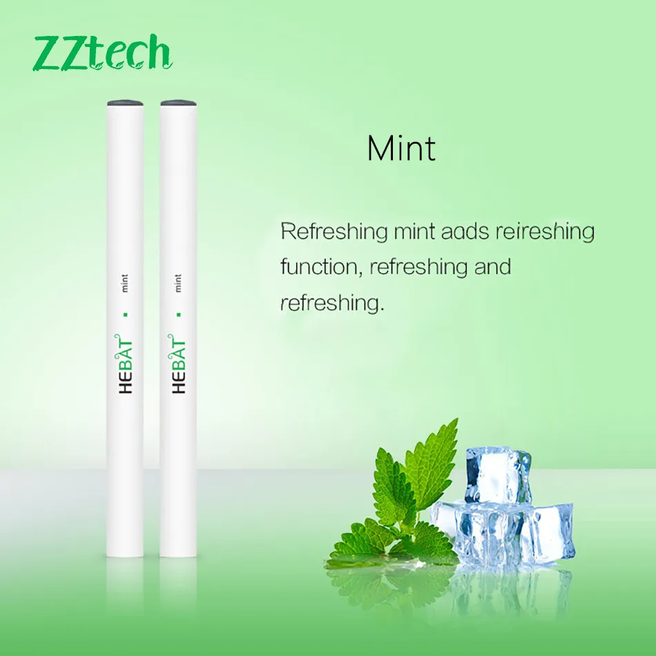 Оригинальный ZZtech Новый одноразовый питание электронная сигарета HeBat Coolplay
