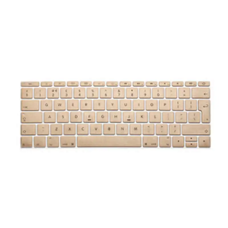 Английская английская Клавиатура силиконовый чехол для нового Macbook 12 дюймов A1534 с