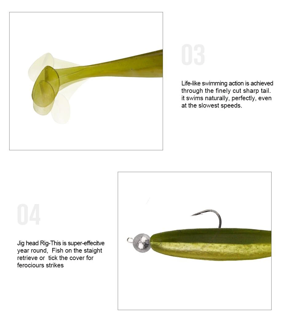 Esfishing рыболовные приманки мягкие crazy Easy shiner Shad 50 мм 0,8 г 20 шт. мягкие приманки флэш-воблер Карп весло для рыбалки хвост Iscas