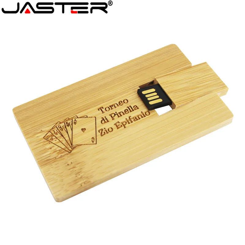Флэш накопитель JASTER под заказ флэш Usb деревянная Флэшка 8 ГБ 16 32 (бесплатный