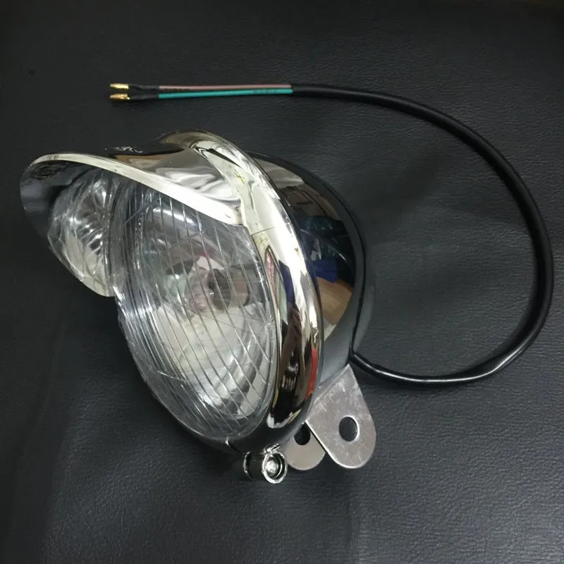 Sansour хром 4 &quotмотоциклетные Противотуманные фары фара DC12V для Harley Honda Для Ducati BMW