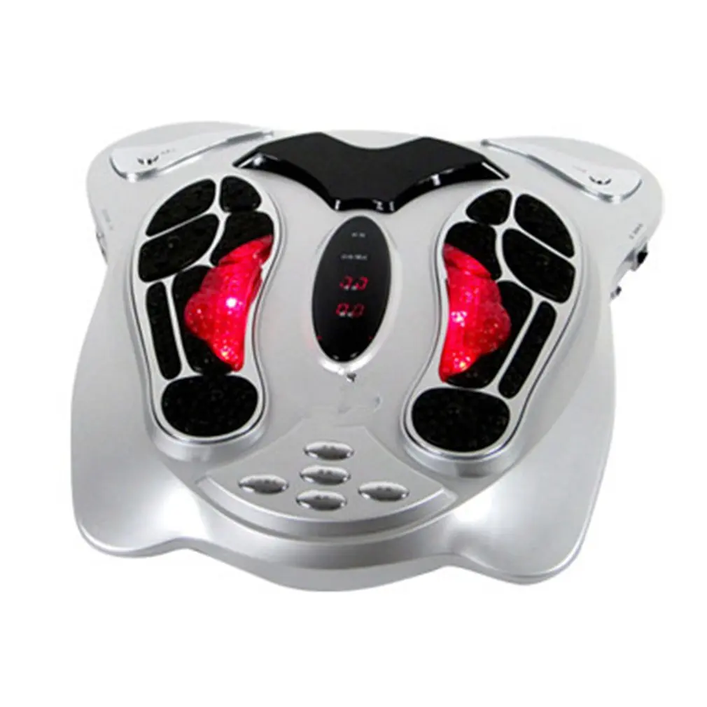 Electric Foot Feet Massager Infrared heat low Frequency stimulation blood circulation Reflexology Slimming Belt Pad Care
