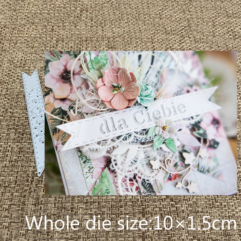 Скрапбукинговые штампы XLDesign для резки металла высечки волнистых баннеров