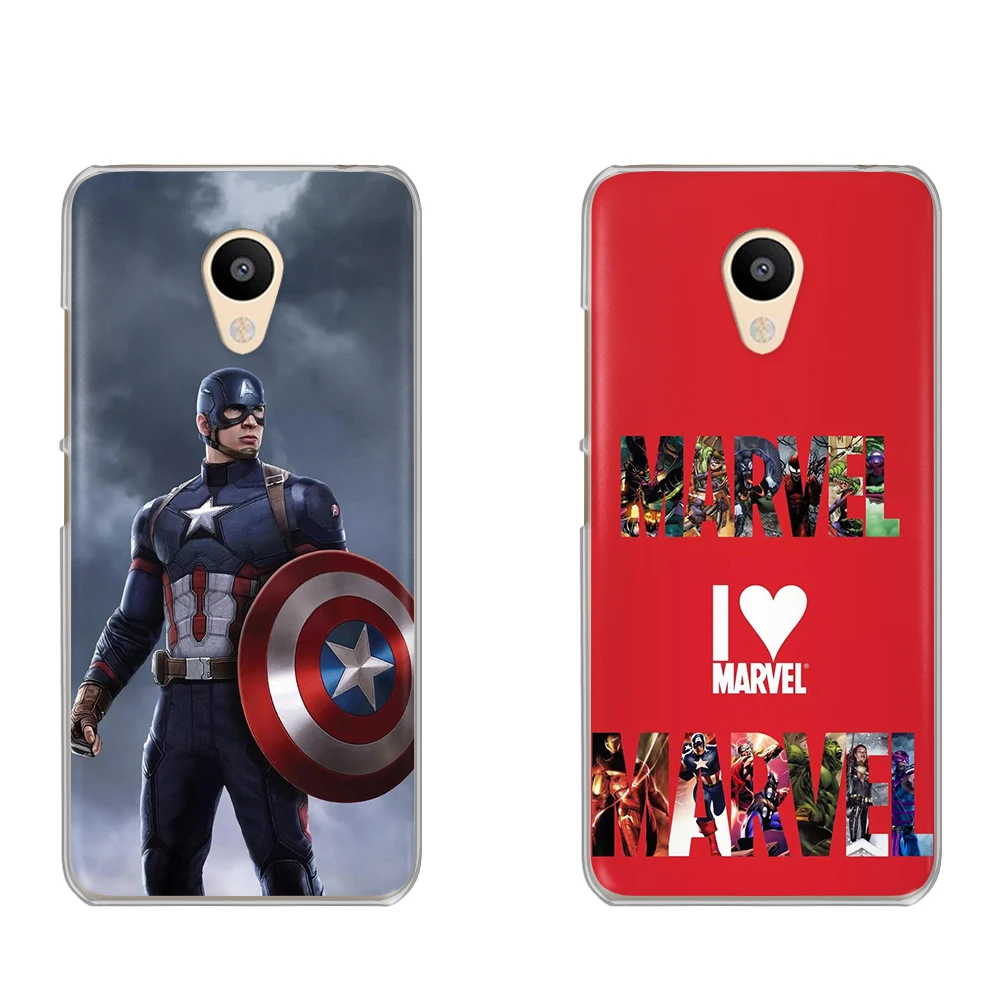 Модный чехол для телефона Meizu M6 Note M5S 5C M3s 3 M5 Pro6 U10 U20 Miracle Hero Iron Man Spiderman мягкий