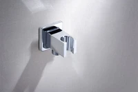 hand held shower head faucet holder hook pedestal bracket brass chrome polish in wall toilet bidet shattaf bathroom azpj036