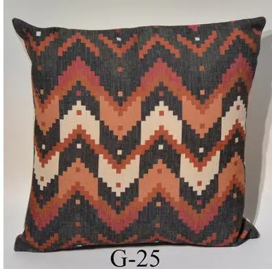 Хлопковая льняная наволочка с рисунком kilim для подушки ретро-чехол