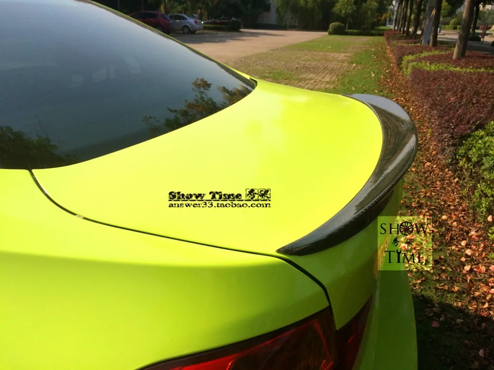 Задний спойлер из углеродного волокна для BMW 3 F30 F35 320 328 335i P|spoiler wing|f35 rcfit wing |