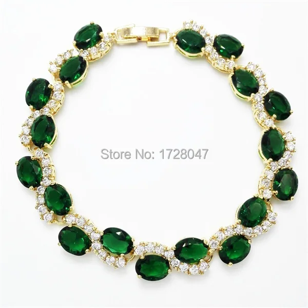 Яичный стиль зеленый дизайн белый цвет браслеты и браслет для женщин золотой