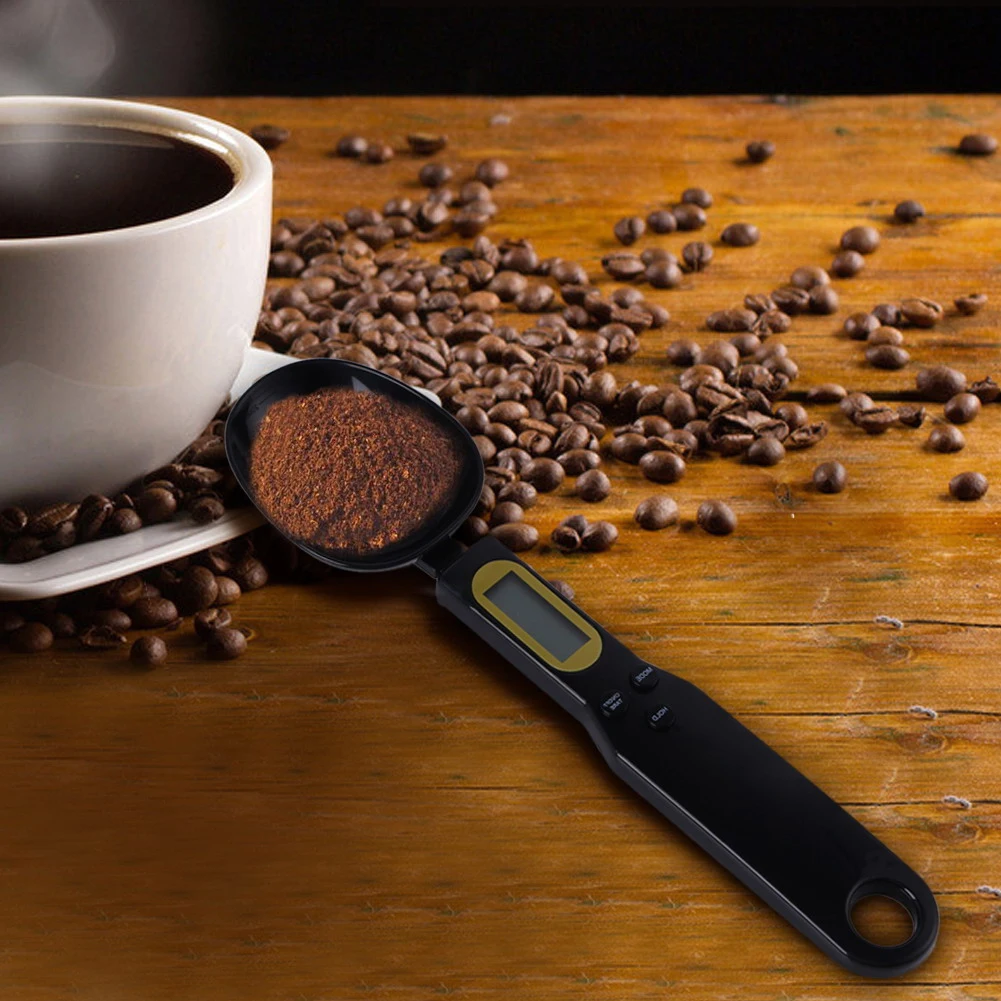 500g 0.1g Black Food Portable Weighing Kitchen Accessories Scale Tools Home Electronic Milk Powder Measuring Spoon LCD Display | Дом и сад