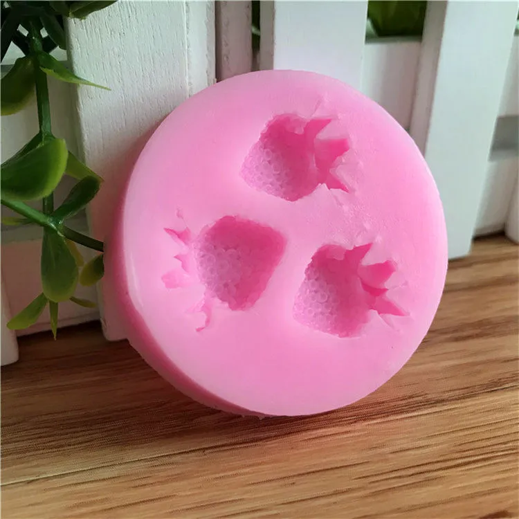1 шт. клубника шоколад конфеты Jello силиконовая форма формы для торта инструменты