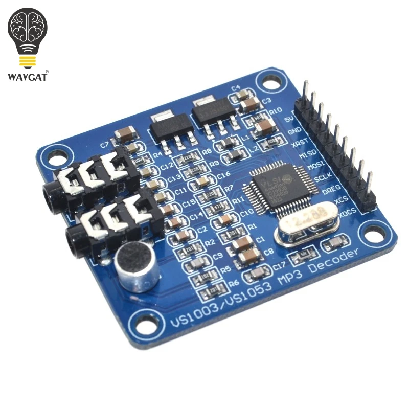 VS1003 VS1003B MP3 Module Decoding Containing Microphones STM32 Microcontroller Development Board Accessories | Электронные