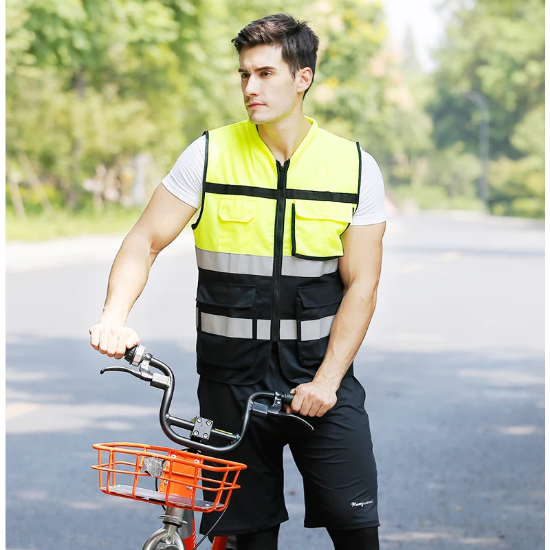 Светоотражающий жилет мотоциклетная защитная куртка hi vis рабочая