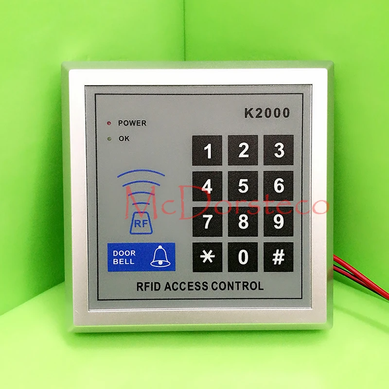 125 кГц бесконтактная RFID дверная система контроля доступа с паролем и клавиатурой K2000 rfid система контроля доступа с замком