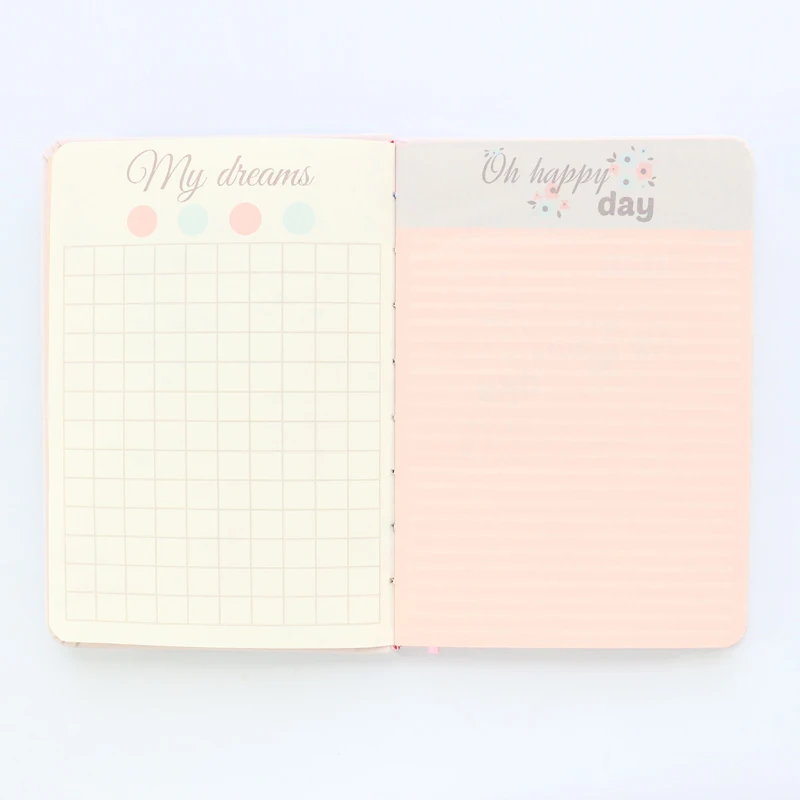 Domikee новый милый цветок тема школьника в твердом переплете красочный блокнот +