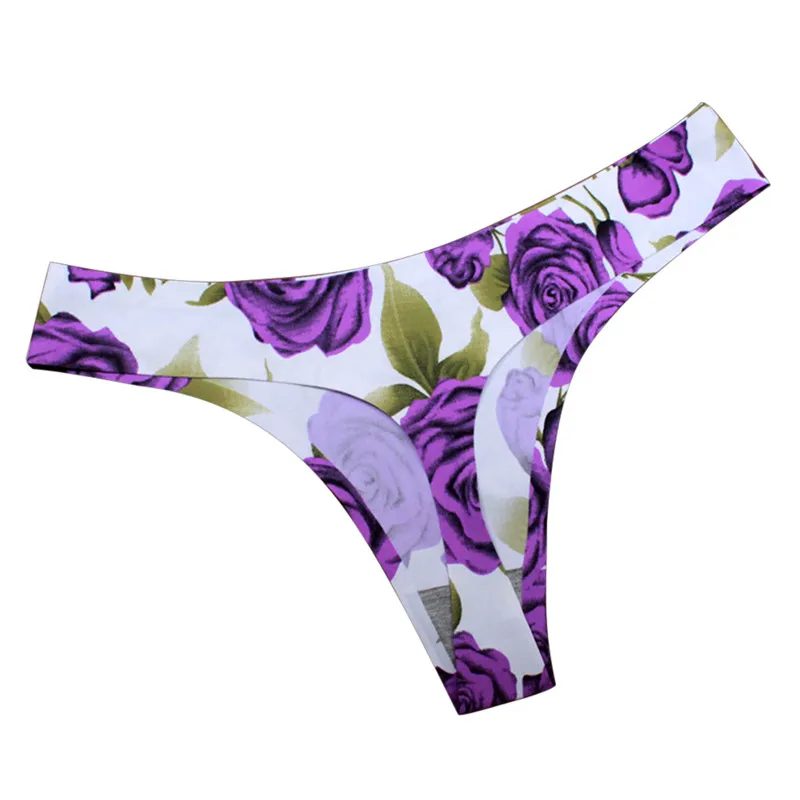 Женские хлопковые трусики стринги с заниженной талией бесшовные|tanga underwear|g string