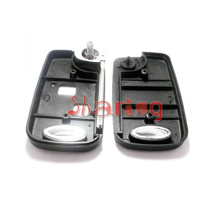 Складной чехол для дистанционного ключа Fob Toyota 2 кнопки Prado Tarago Camry Corolla Rav 4 Avensis