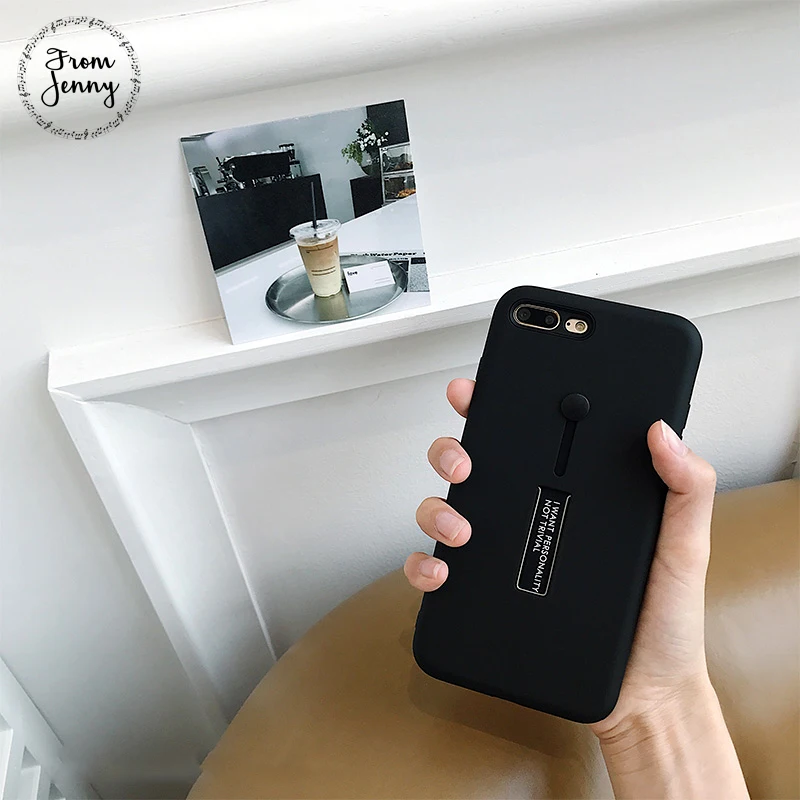 Однотонный чехол с кольцом-держателем для iphone 7 s 6 plus 6s золотистый серебристый |