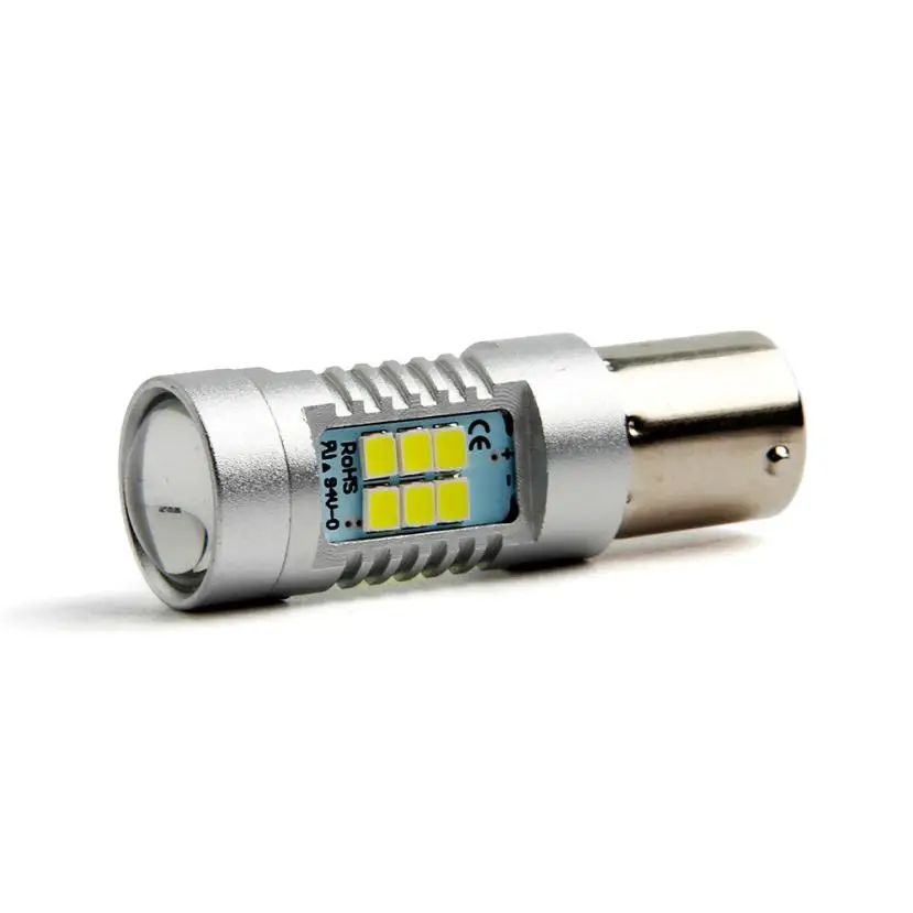 Франшиза супер яркая 1156 BA15S 3030 21SMD 21W светодиодная сигнальная Поворотная Лампа 6000K