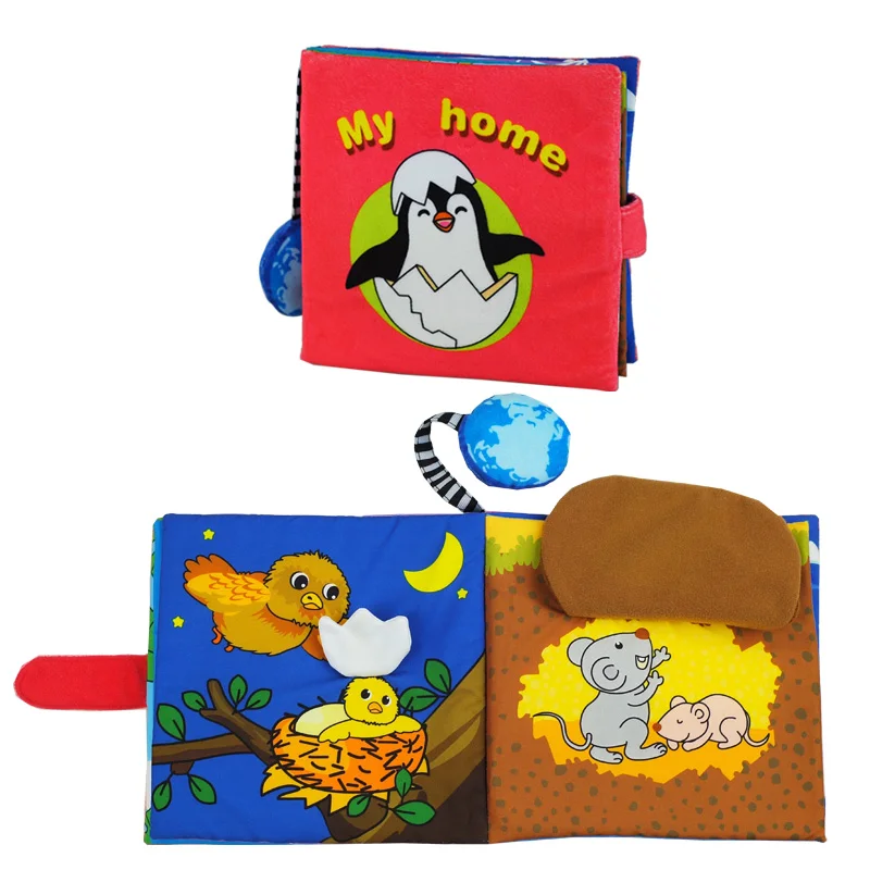 Игрушек! Lalabby детская игрушка мягкая книга из объемной ткани мой маленький
