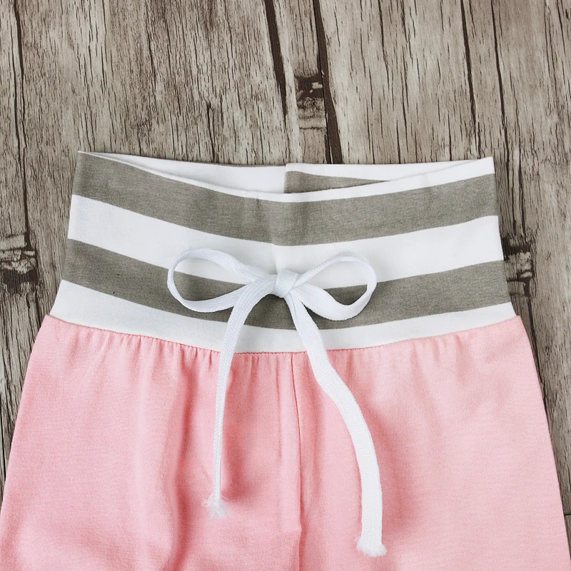 Комплект одежды для новорожденных девочек топ с капюшоном и длинным рукавом