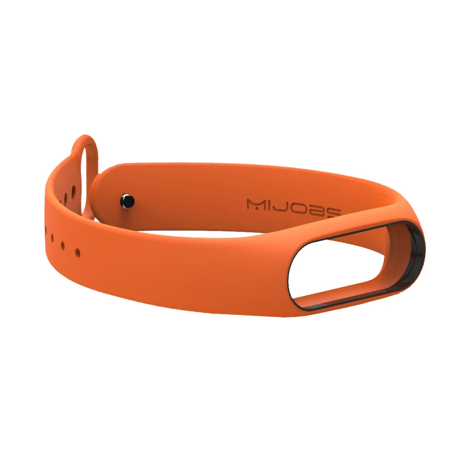 Mi jobs Цветной силиконовый ремешок для Xiaomi mi band 2, умный ремешок на запястье, двойной цвет, замена для mi band 2, браслеты