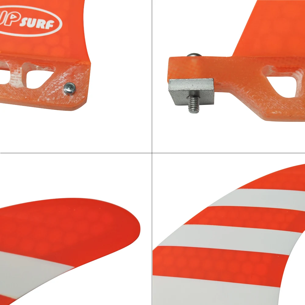 

Longboard Fins 8.0" inch Honeycomb Fiberglass Single Fin Surfboard Center Fins