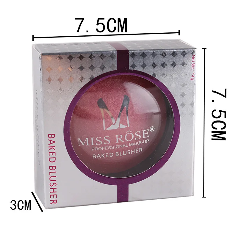 MISS ROSE Brand 2018 New Arrical Women's Makeup Cheek blusher different color Powder pressed Foundation Face Blusher $ | Красота и
