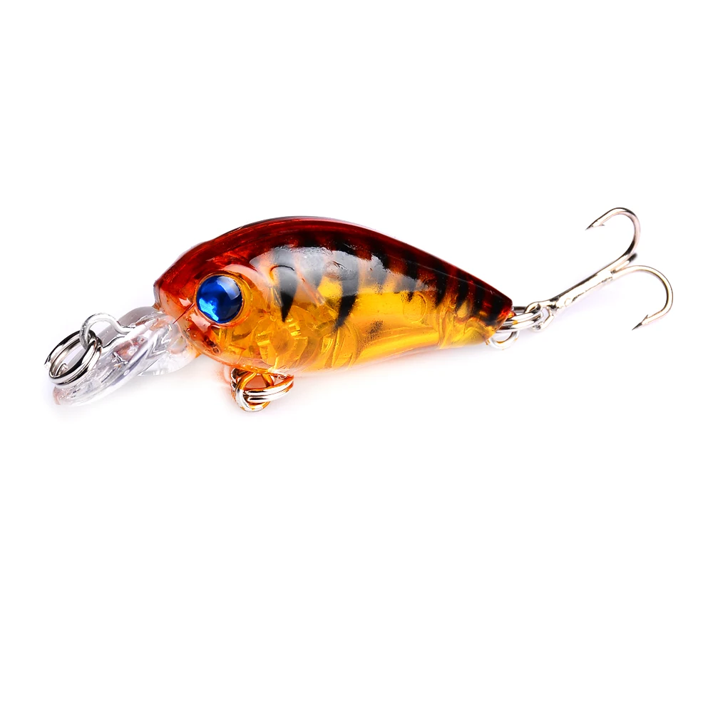 

4.5CM 3.5G Crazy Japan Wobbler Floating Fishing Lure Tackle Crankbait Artificial Hard Swim Bait