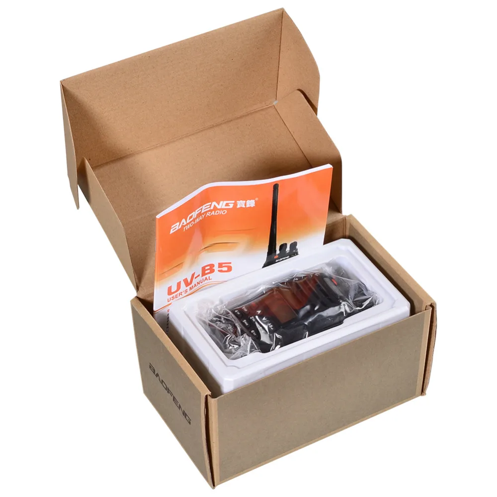 Рация BaoFeng двусторонняя черная 136 174 мгц и 400 470 2 шт.|walkie talkie|baofeng uv-b5400-470 mhz |