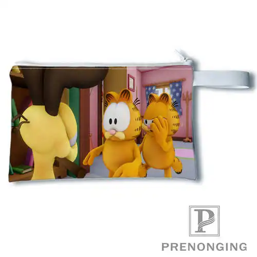 Изготовленный На Заказ Garfield(2)@ 2 кошелек с рисунком, кошелек на молнии, нулевой кошелек, сумки для ключей, модный небольшой женский кошелёк#19-01-22-4-208
