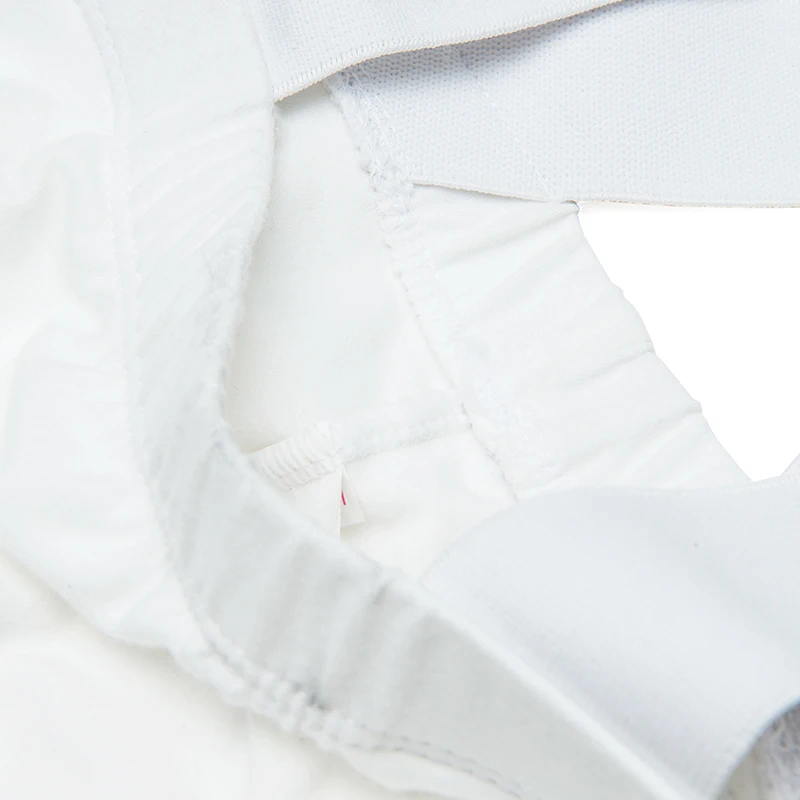 Мужские обтягивающие подтяжки Sansha белые/черные бриджи для тренировок в