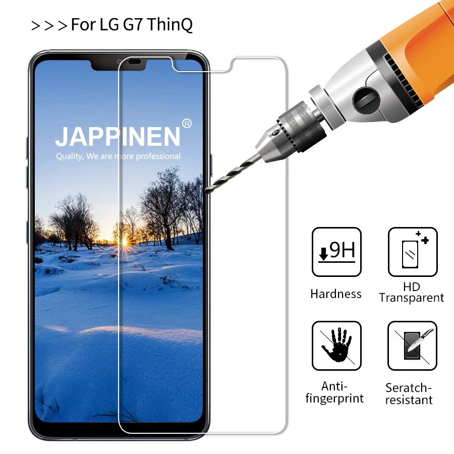 Jappinen 2.5D 9h 0 26 мм Премиум Экран протектор Закаленное Стекло для LG G7 PlusThinQ