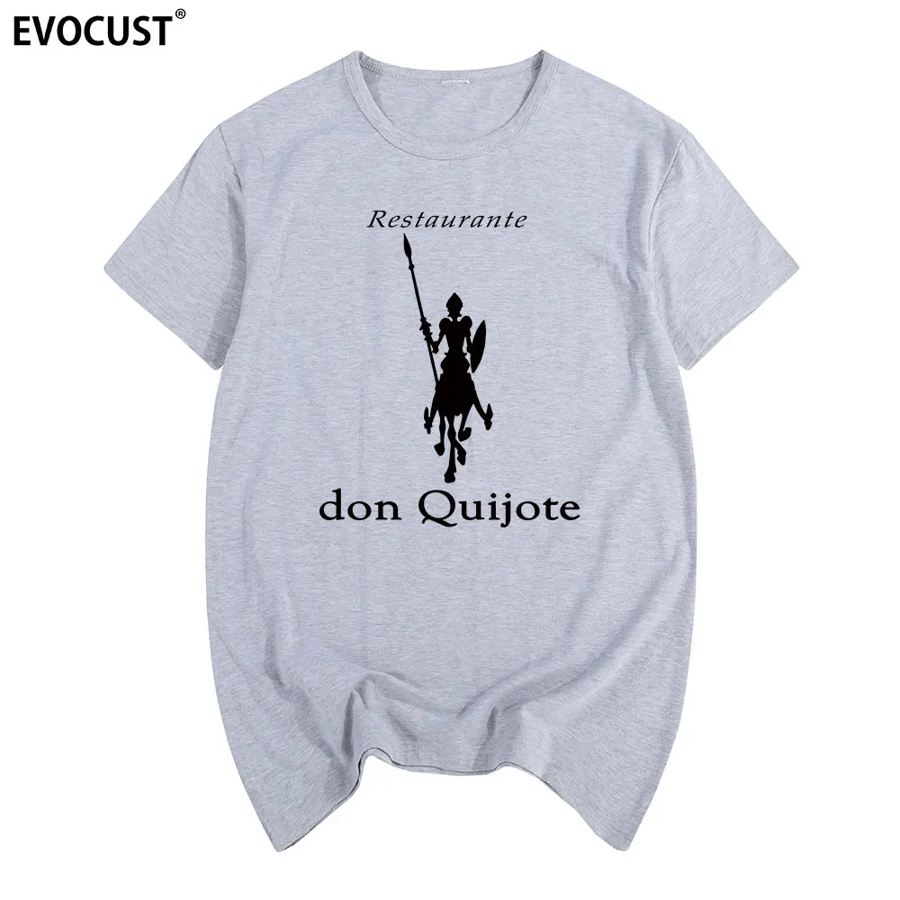 

don quijote short sleeve Summer print T-shirt Cotton Men T shirt New women TEE