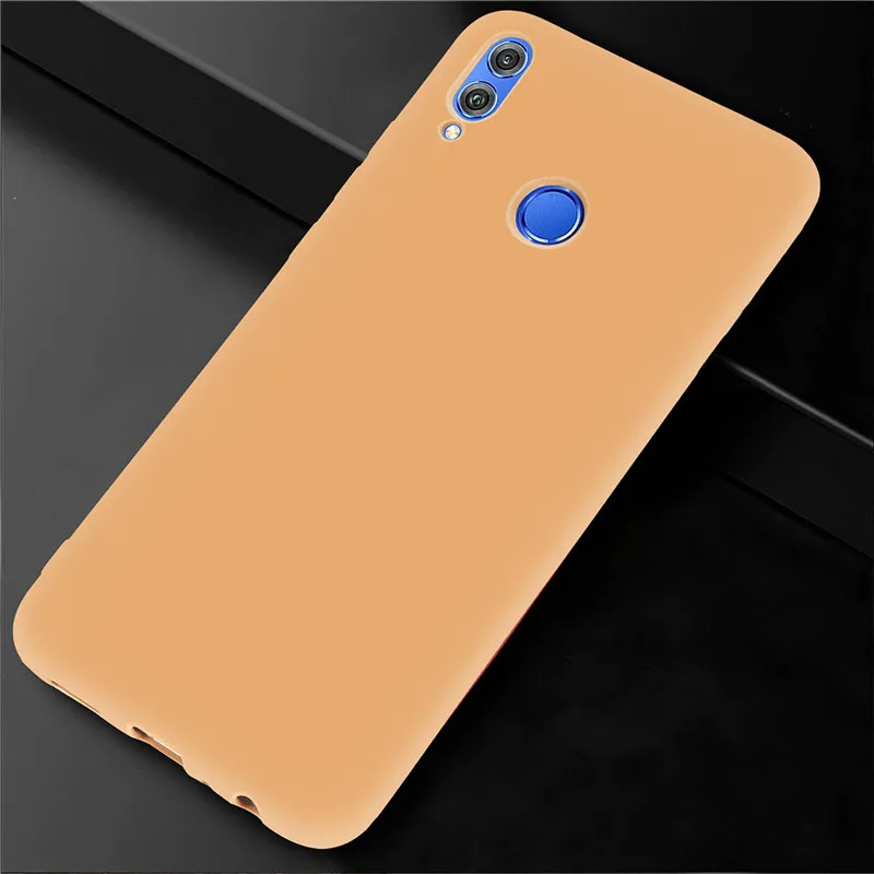Со сплошным задником защитный силиконовый чехол для huawei Коврики 20 Pro 10 Y3 Y5 2018 Honor 8 X