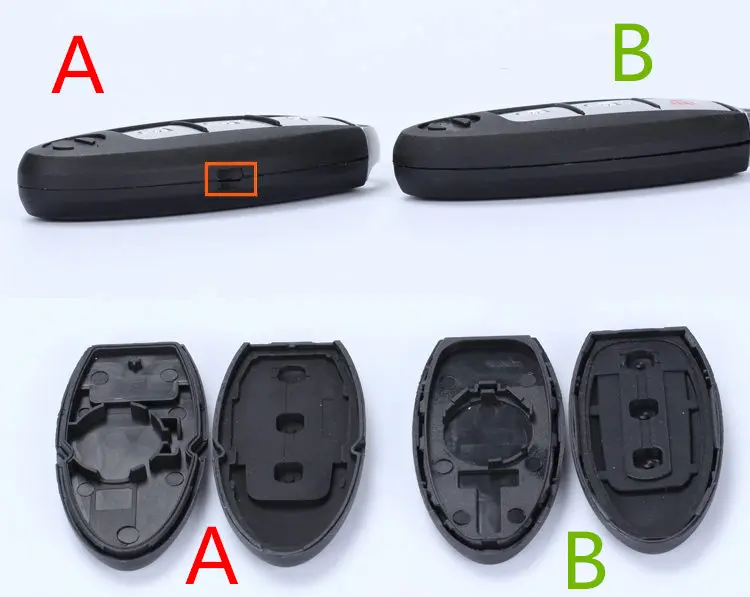 PINECONE для NISSAN TEANA GTR SYLPHY TIIDA QASHQAI MORANO дистанционный ключ 4 кнопки Тип B корпус ключа с