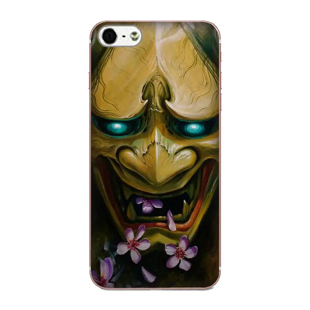 Мягкий чехол для мобильного телефона Hannya Demon Mask Xiaomi Note 3 4 Mi3 Mi4 Mi4C Mi4i Mi5 Mi 5S 5X 6 6X A1 Max Mix
