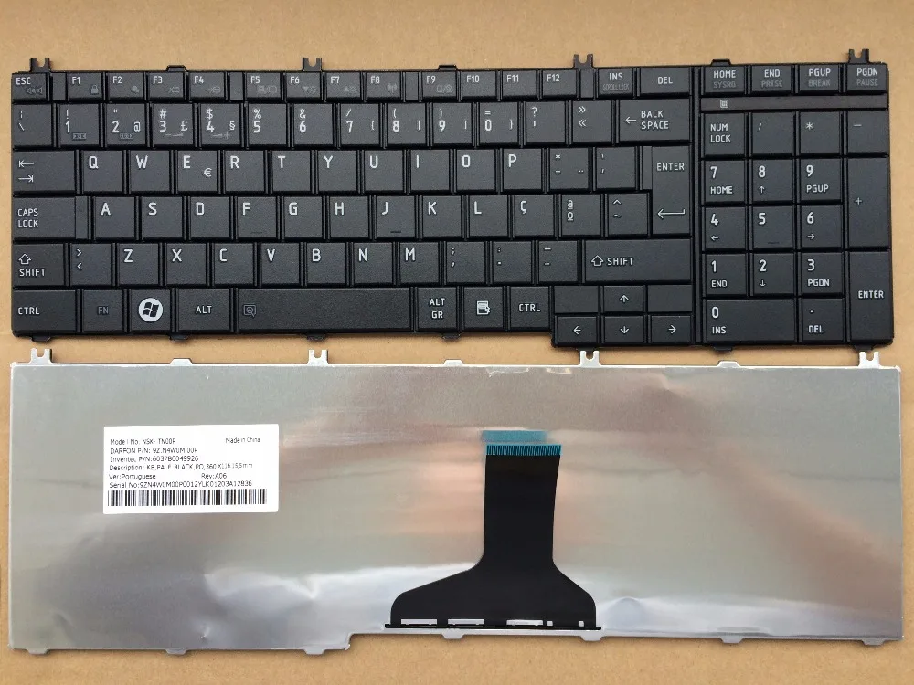 Toshiba Satellite C650 C655 C655D C660 C665 C670 L650 L655 L670 L675 L750 L755