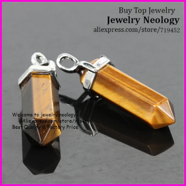 10 шт./лот натуральные желтые камни тигровый глаз драгоценный камень