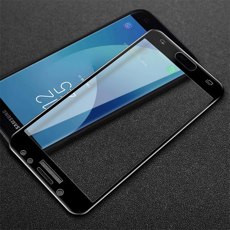3D Screen Protector For Samsung J5 2016 Glass Galaxy J3 J7 pro Protective Flim J2 Prime Pro 2018 Cover | Мобильные телефоны и