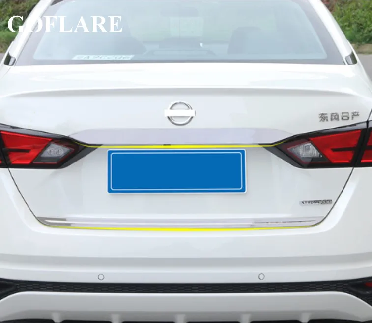 Автостайлинг багажник Накладка порога Накладка для Nissan Altima L34 корпус двери боковая формовка отделка порог протектор Аксессуары