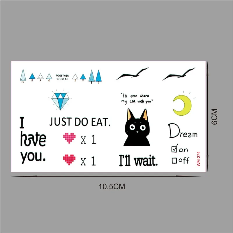 Новый стиль хна для татуировки Поддельные тату флеш-тату временные стикеры