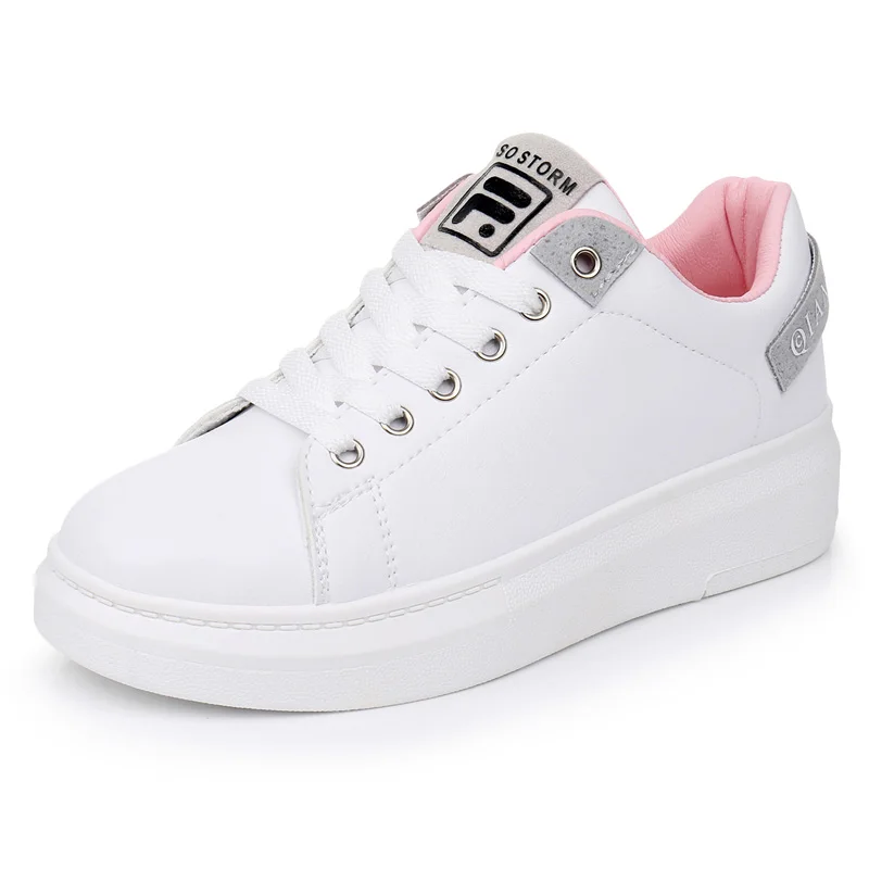 Женская Повседневная обувь коллекция 2018 года осенние женские кроссовки модная